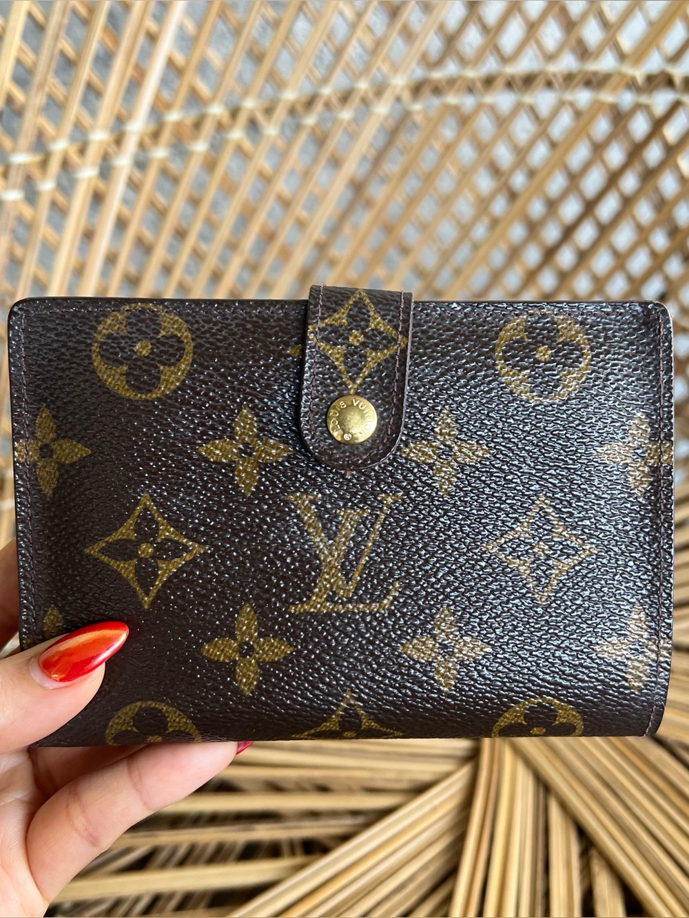 LOUIS VUITTON Porte Monnaie Viennois Bifold Wallet SD0909